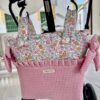 BOLSO PANERA WAFFLE ROSA