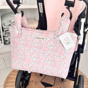 BOLSO POCKET FLORES ROSA