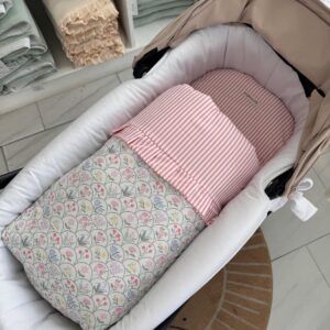 SACO CAPAZO FLORAL ROMBOS