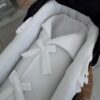 SACO MANTA MUSELINA BLANCA